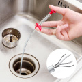60cm Sewer Dredger Spring Pipe Dredging Tools Drain Cleaner Household Hair Cleaner Drain Snake Sticks Clog Remover Kitchen Sink