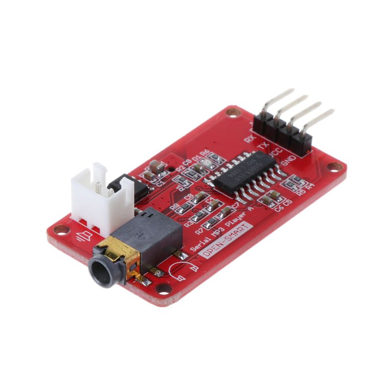 UART Serial MP3 Music Player Module With Speaker Monaural Amplifier Board For Arduino