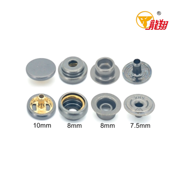 205# Mini 4‑Part Brass Snap Fastener Set