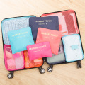 CelleCool Travel Mesh Bag In BagHigh Quality 6PCS/Set Oxford Cloth Luggage Organizer Packing Cube Organiser for Clothing