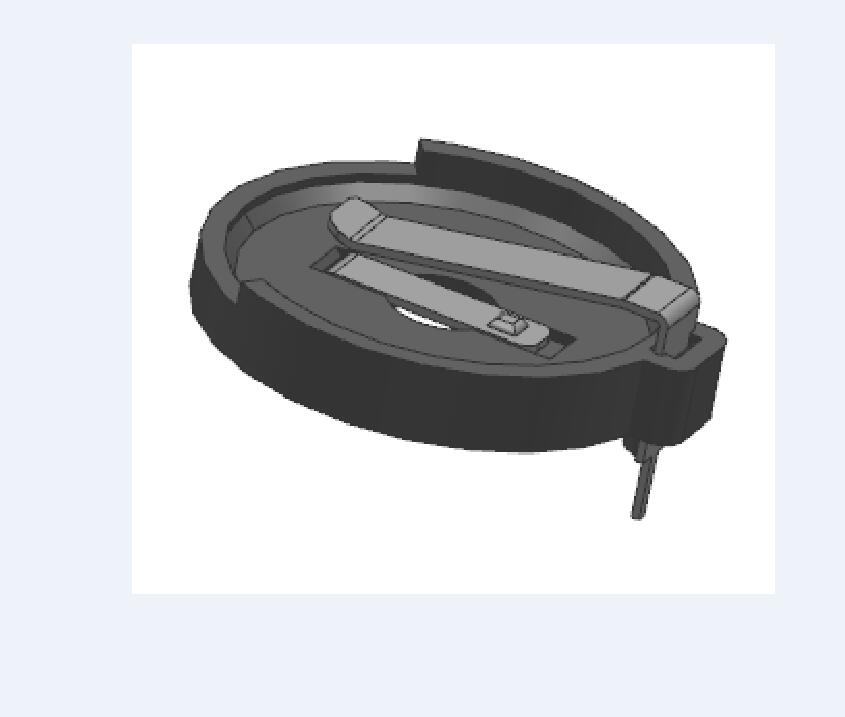 CR2450 lithium coin cell Holders Through Hole Mount