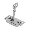 3pcs/set Classical Lock Restore Antique Drawer Jewelry Cabinet Furniture Hardware Lock Body Drawer Lock with Key