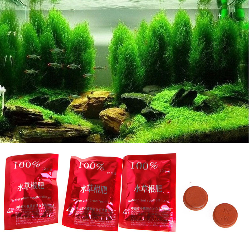 36pcs/Box Root Fertilizer for Water Plant Aquarium Fish Tank Aquatic Cylinder