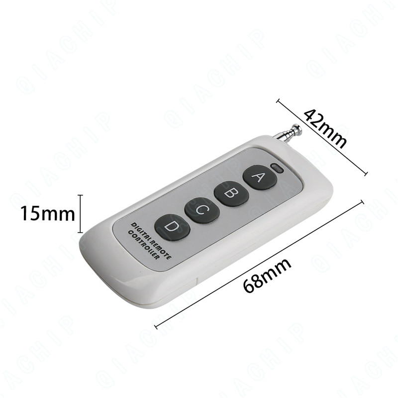 GERMA 433MHz 4 CH Button 1527 Code Remote Control Switch RF Relay Transmitter Wireless Key For Smart Home Garage Opener Door