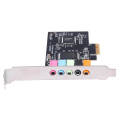 KEBIDU Classic PCI Sound Card 5.1CH CMI8738 Chipset Audio Digital Sound Card Desktop Pci Sound Card