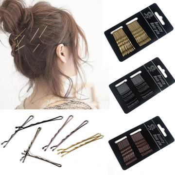 New Hairgrips Invisible Hair Clip Pins Barrette Hairpins Women Girl Black Styling Gloden Solid Simple Lady Accessories