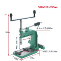 Desktop Manual Tapper Hand Tapping Machine Cast Iron Tap and Dies Precision