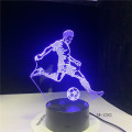 3D Led Table Lamp Kids Bedroom Bedside Sleep Playing Football Touch Button Usb Home Decor Soccer Player Night Lights AW-2383