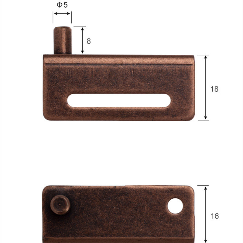 1set Iron Cabinet Hinge Punch-free Wood Door Pivot Hinge Easy To Install Thicken Cupboard gap Accessories Furniture Hardware
