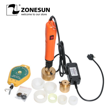 ZONESUN 10-50mm Handheld Capping Machine Electric bottle Cap Screwing Machine Capper Plastic Bottle Capping Machines