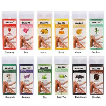 Hair Removal Cream 100g Depilatory Wax Cartridge 12 Flavor Roll-On Hot Hair Removal For Women And Men