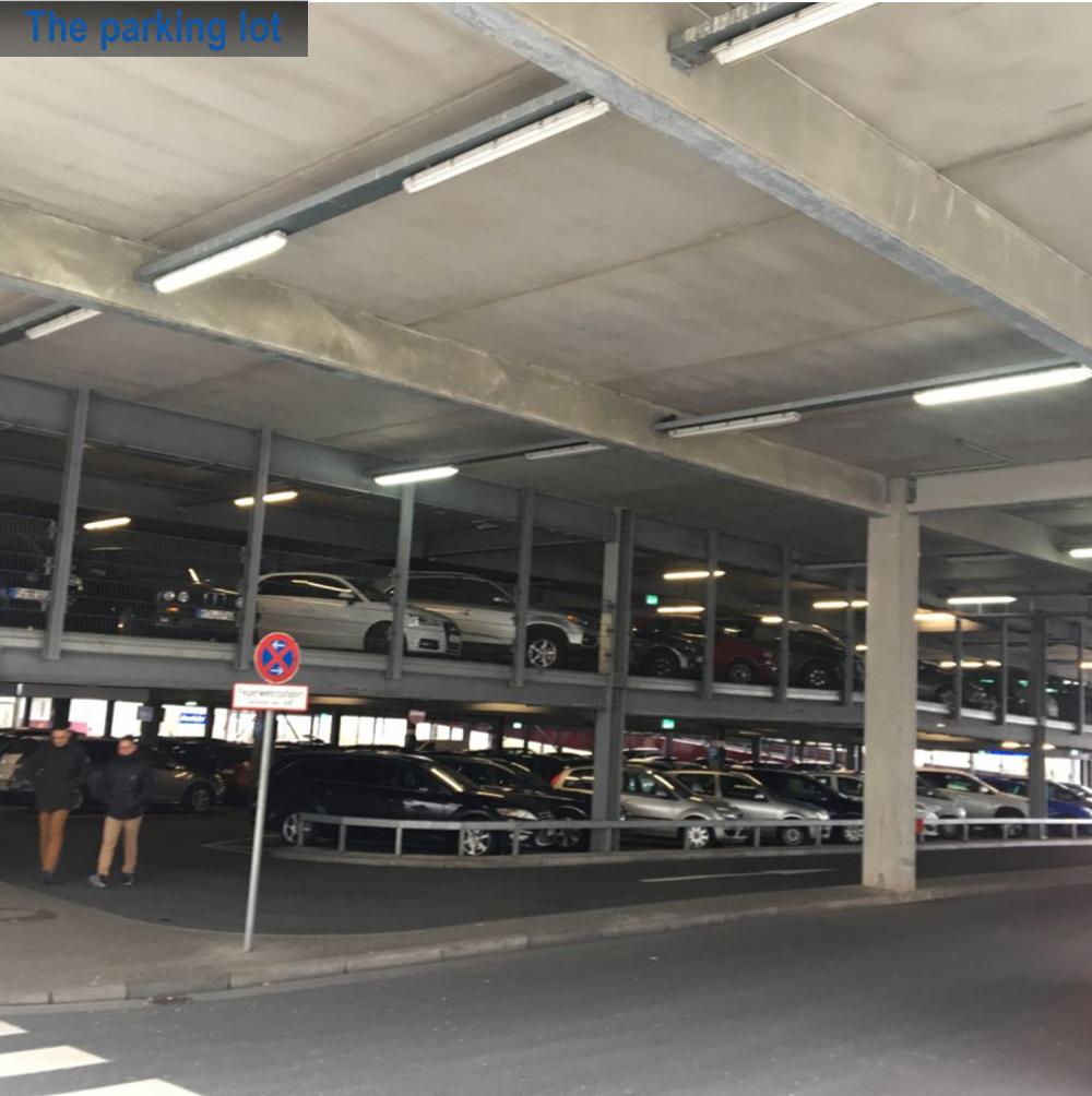 Bluetooth Mesh Motion Sensors Underground Parking Lot Lighting