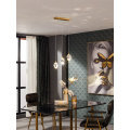 MOONSHADOW Pendant Lights Bedroom Led Full Brass Crystal Nordic Lamp Luminaire Suspension Decoration Salon Hanging Lamp 220V