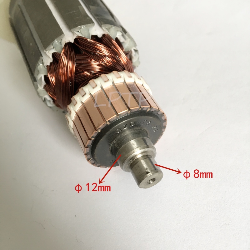 Rotory hammer drill rotor 5teeth for 26mm electric hammer armature motor 26 drill rotor power tool accessories good quality
