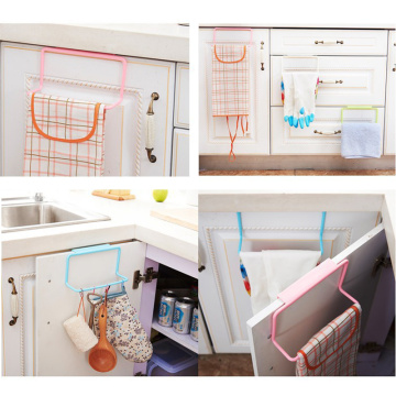 Single towel rack, plastic non-marking rag rack, towel bar, multi-purpose sundries hanging storage and finishing rack