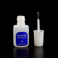 10g/Bottle Brush On Nail Glue for False Nails Tips Nail Art Rhinestones Decoration Glue Fake Nails Strong Powder Adhesive