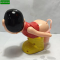 Bubbles Gun Funny Water Blowing Toy Fully-automatic Bubble Machine Crayon Shin-chan Ass Bubble Wind Gun Indoor Outdoor Play Toy
