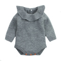 Baby Boy Girl Autumn Winter Clothes Long Sleeve Solid Color Knitted Warm Romper Jumpsuit Playsuit Newborn Clothes