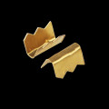 Shark Tooth Terminal Connectors 100PCS Tooth Shape Brass Parallel Wire Buckle U-shaped Copper Wire Buckle Crocodile Tooth Cover