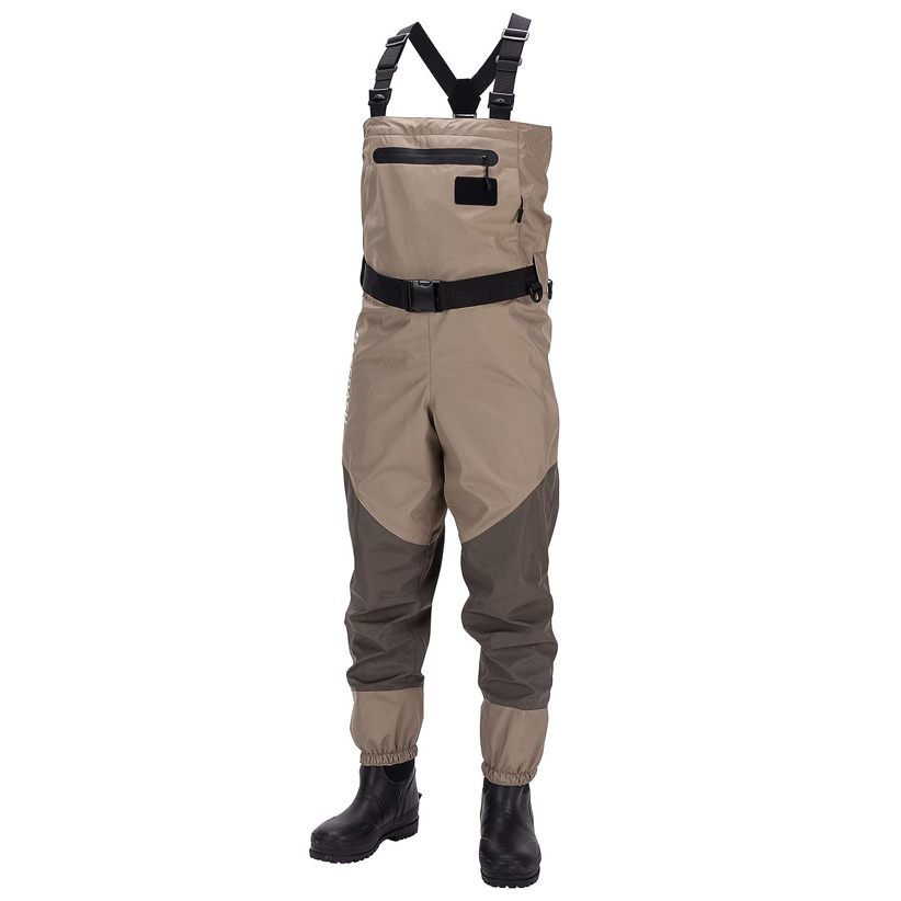 Mens Breathable Lightweight Chest And Waist Convertible Waders Jpg
