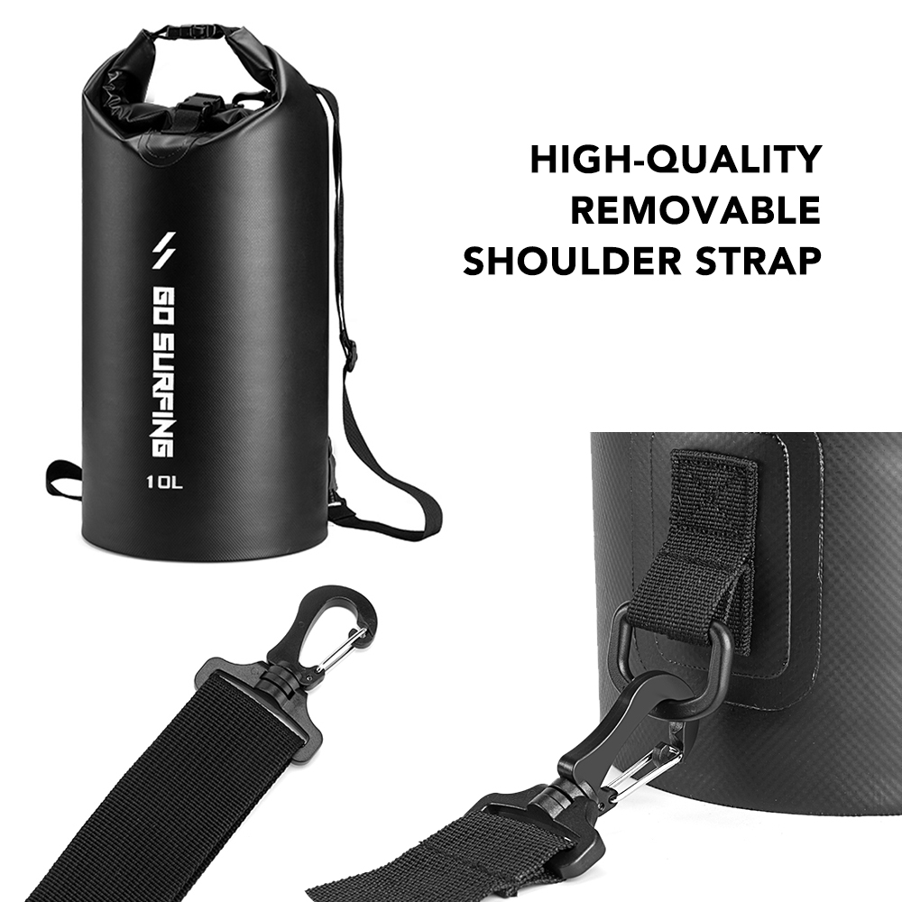 5L/10L/20L PVC Waterproof Dry Bag Roll Top Dry Sack for Camping Hiking Kayaking Rafting Boating beach bag