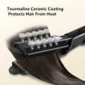 Four-gear temperature adjustment Hair Straightener Ceramic Tourmaline Ionic Fast Warm-up Curling iron 2 IN 1 Hair Straightener