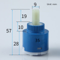 1PC 35mm/40mm Watersaving Replacement Ceramic Spool Water Mixer Tap Faucet Cartridge Kitchen Bathroom Faucet Replace Part