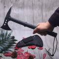 King Sea Outdoor Axe Fire Ice Army High Carbon Steel Tactical Tomahawk Practical Axe Nylon and Fiberglass Handle Camping Hatchet