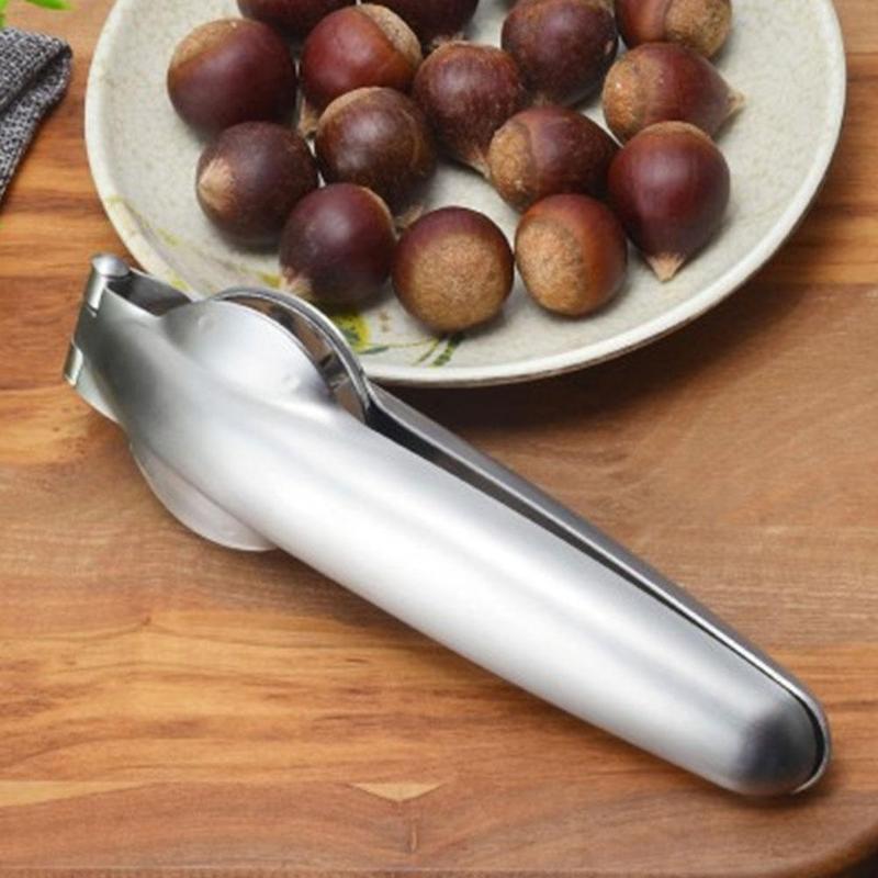 Cut Chestnuts Chestnut Clip Stainless Steel Nut Opener Kitchen Tools Cutter Gadgets Walnut Plier Tools Chestnut Opening Device
