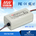 Steady MEAN WELL APV-12-12 12V 1A meanwell APV-12 12V 12W Single Output LED Switching Power Supply