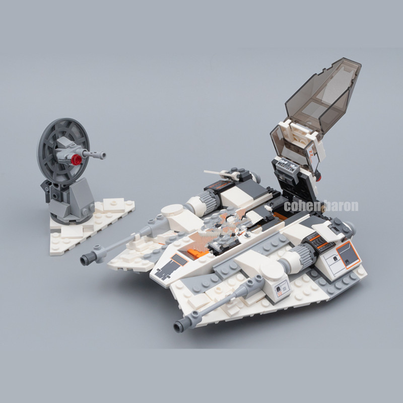 New 333PCS 20th Edition Star Space Ship Series Wars Snowspeeder Snowfield Aircraft Fit Building Blocks Bricks Kid Gift Toys