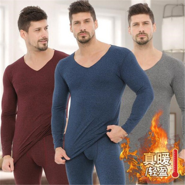 New Thermal Underwear Men Women Autumn Winter Long Johns Men Thermal Underwear Set V-Neck Seamless Underwear Plus Size