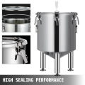 14 Gallon Bucket Fermenter Conical Ferment Tanks Brewing Equipment Home Brewing