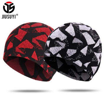 Winter Fashion Thermal Print Hat Beanie Cold Weather Sports Sking Skating Snowboard Running Breathable Headwear Cap Women Men