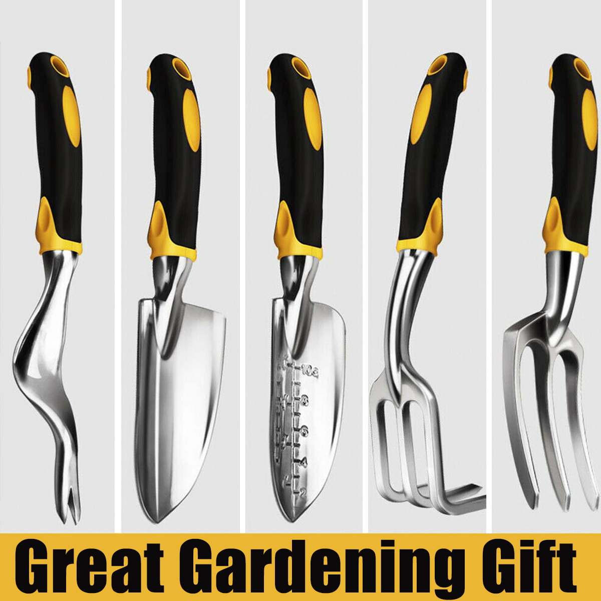 Garden Tool Set 5/9 Pcs /set Multi-Functional Garden Kit Practical/Trowel/Rake/Shovel/Fork/Scissors/Gloves/Tool Bag Included