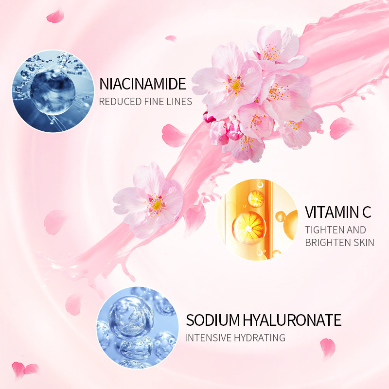 Japan Sakura Essence Face Cream For Face Moisturizer Anti Wrinkle Anti Aging Serum Vitamin C whitening Cream Skin Care 25g