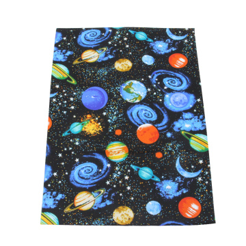 50*145cm Planet Pumpkin Printed Polyester Cotton Fabric For Making Handmade Home Textile Cushion Dress Clothes,1Yc12205