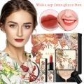 Mushroom Air Cushion BB Cream Makeup Cover Concealer Powder Even Skin Color Lipstick Makeup Set Box Cosmetic Foundation Set