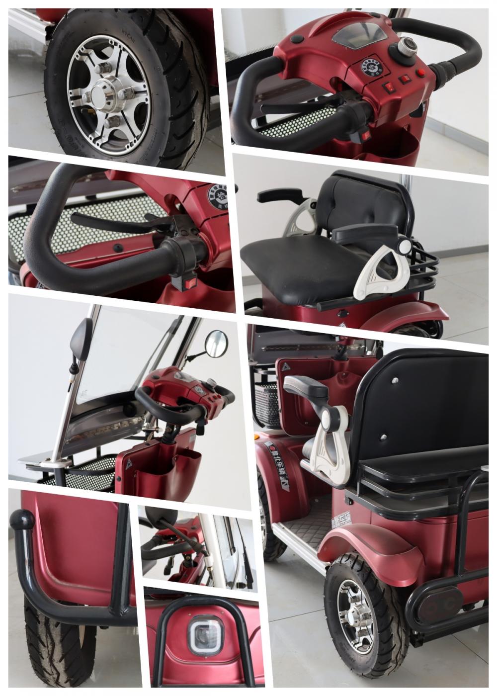 Four wheeled household moped