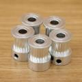 3D Printers Parts printer pulley GT2 20 teeth bore 6mm 6.35mm 8mm 2GT 20teeth timing pulley fit for GT2 belt width 10mm