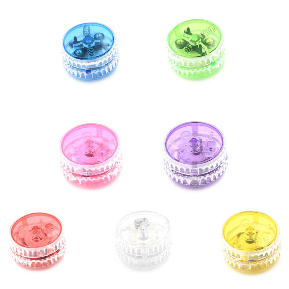 Professional 7 Colors Luminous Yoyo Ball LED Flashing Child Clutch Mechanism Yo-Yo Toys For Kid Party Entertainment Gifts