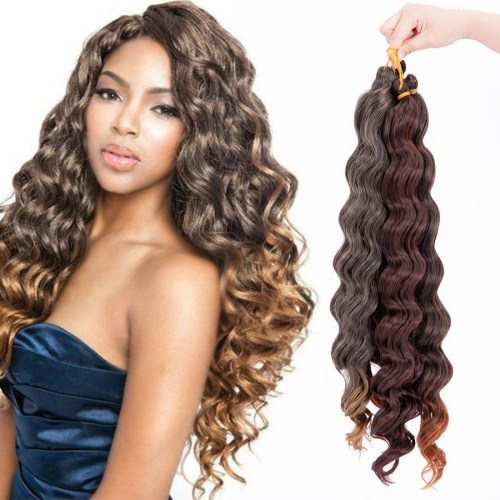 Synthetic Bulk Crochet Braids Deep Wave Crochet Hair Supplier, Supply Various Synthetic Bulk Crochet Braids Deep Wave Crochet Hair of High Quality