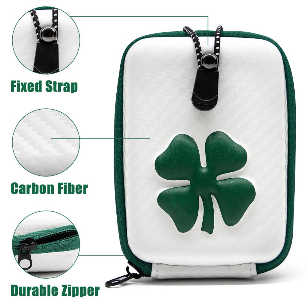 Luck Clover Golf Range Finder Case Light Weight Carbon Fibre Rang Carry Case for Callway Tectectec Nikon Golf Buddy Rangefinders