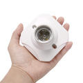 1PC E27 Lamp Holder E27 Bulb Holder Lamp Socket Ceramic Lamp Bulb Socket Lamp Base 2 Styles Wholesale High Quality