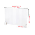 Acrylic Sneeze Guard Shield Clear Perfection Reception Side Sale Counter Sprayed UV Cut Transparent Height Protection Screen