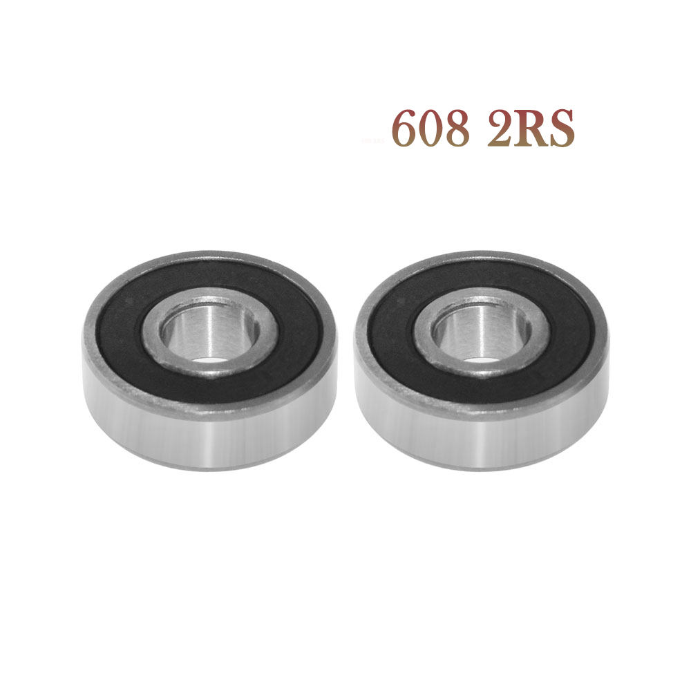 4pcs/lot Ball Bearing 608zz 608 2RS 8X22X7 Single Row Deep Groove Steel Sealed Flanged Pulley Miniature Wheel 3D Printers Parts