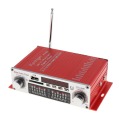 HY-602 HI-FI 12V Digital Audio Player Car Amplifier FM Radio Stereo Player Support SD/ USB / DVD / MP3 Input with Remote Control