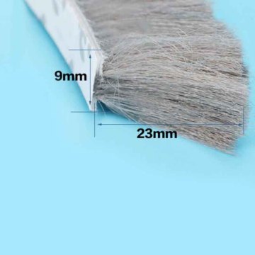 3m x 9mm x 23mm dustproof self adhesive sliding door window brush sealing strip weatherstrip