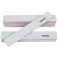 10pcs/lot Gray Nail File Buffer 100/180 Square Straight Lime a Ongle Manicure Sanding Files UV Gel Polish Remover Nail Care Tool