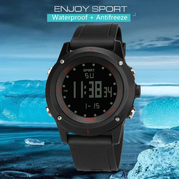 Brand Waterproof Military Sport Watches Men Silver Analog Digital Quartz Analog Watch Clock s Masculinos